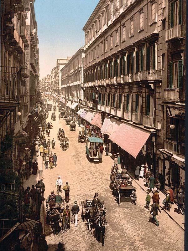 Via Toledo nel XIX Secolo